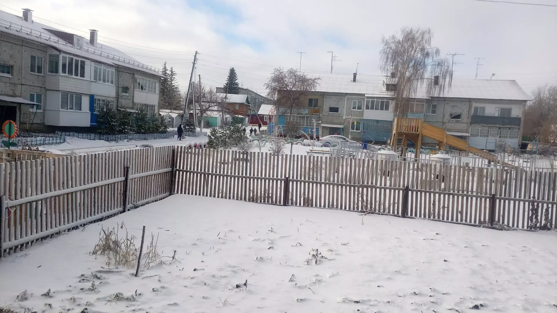 В Омскую область, видимо, пришла зима