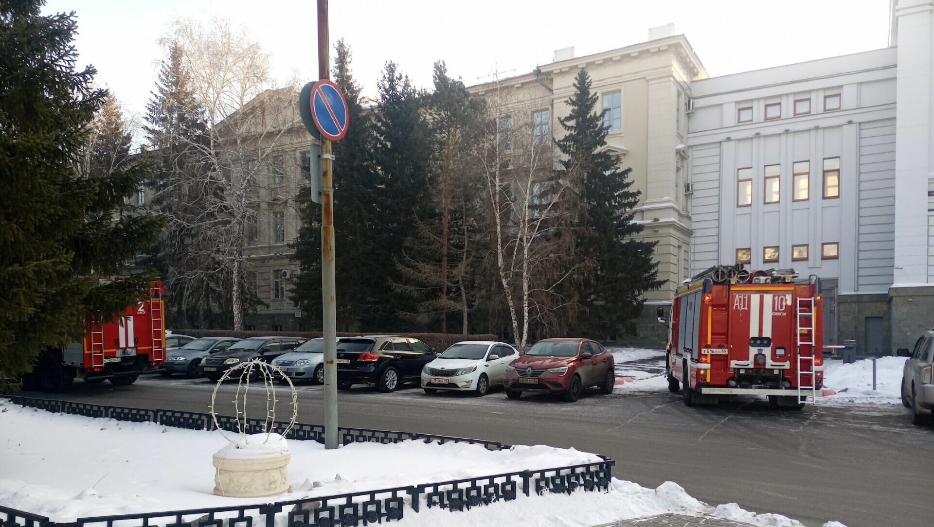 В омском университете эвакуировались семьсот студентов из-за сработавшей сигнализации