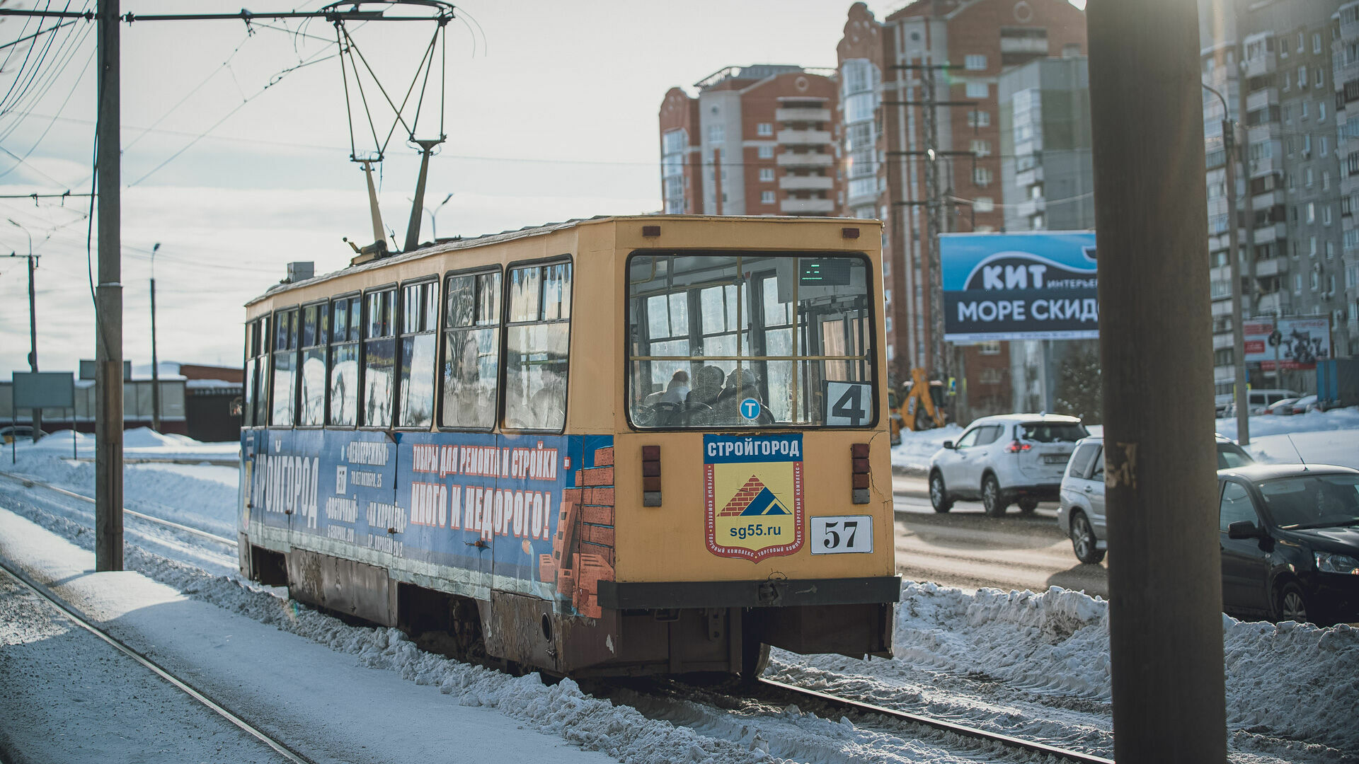 В Омске за 41 миллион отремонтируют трамвайные пути