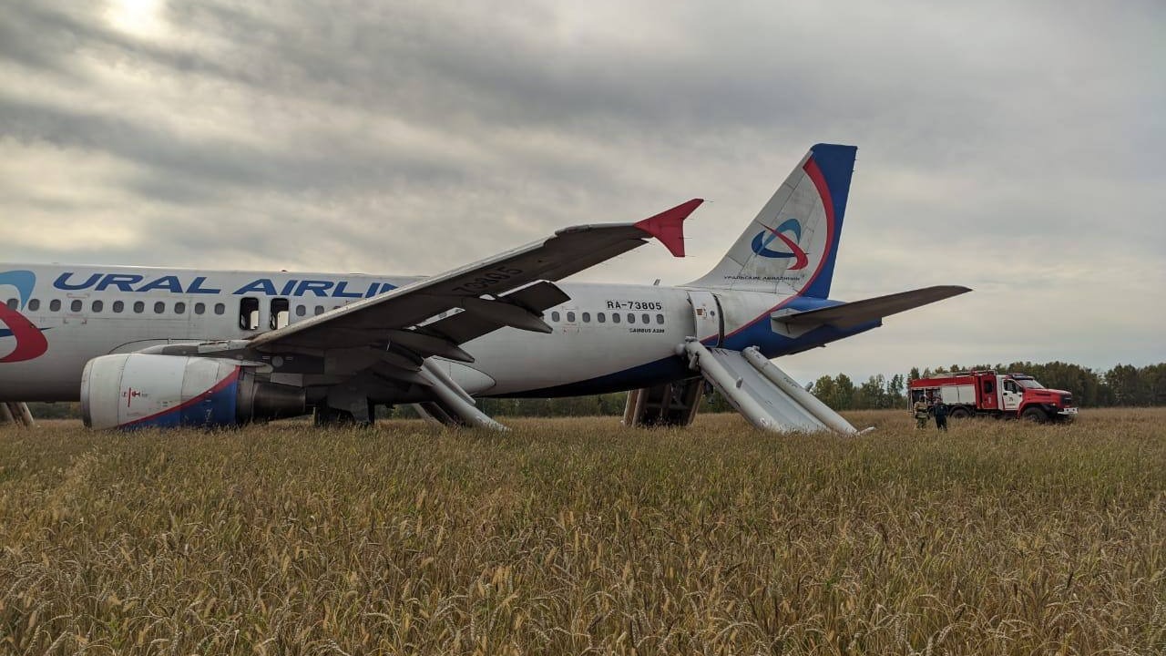 Аварийная посадка самолета Сочи-Омск в Новосибирске