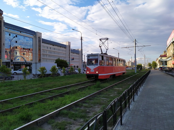 Из-за конкурса водителей в центре Омска прекратит ходить трамвай