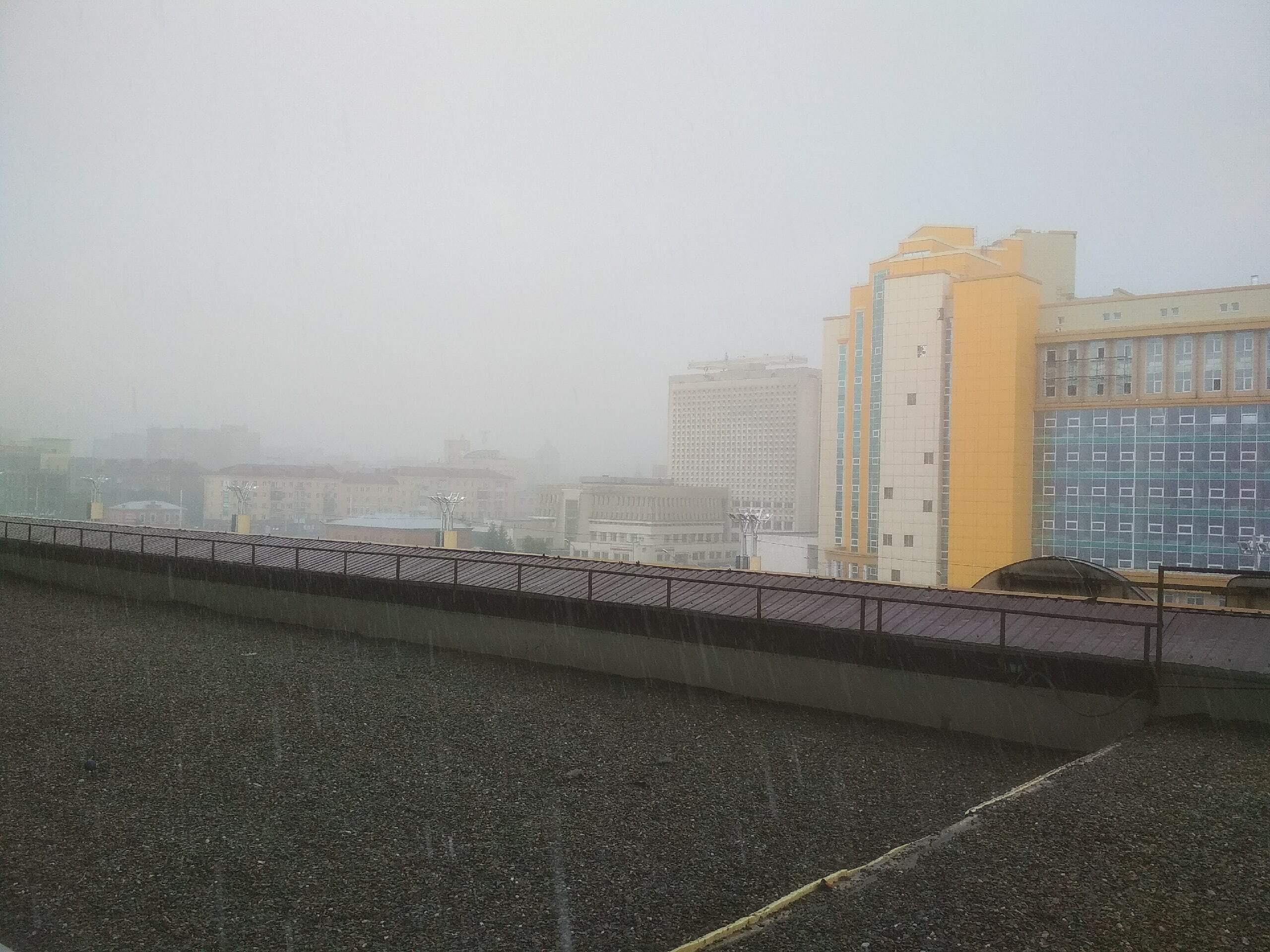 Омск превратился в Silent Hill