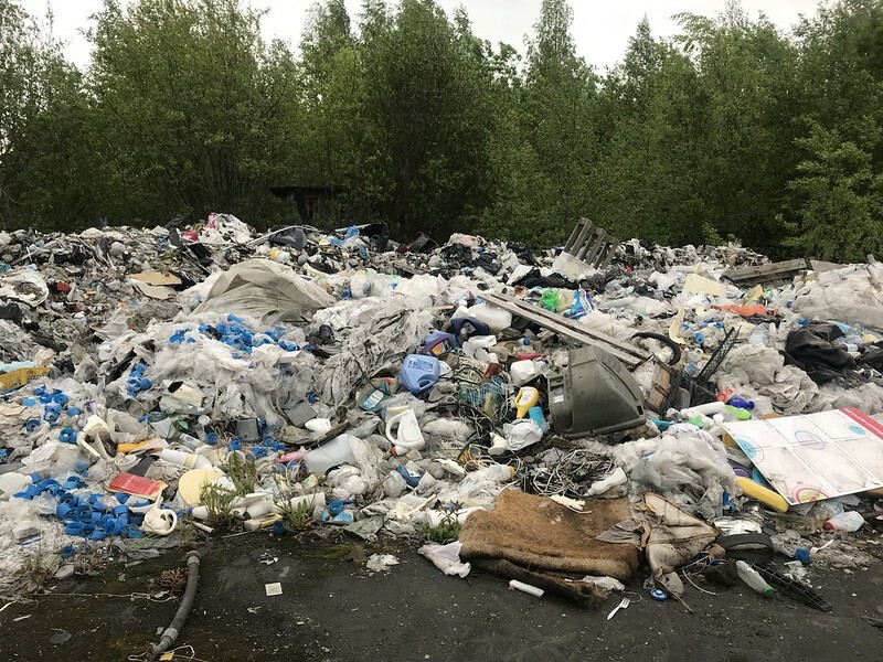В Омской области произошло повторное возгорание Любинского полигона отходов
