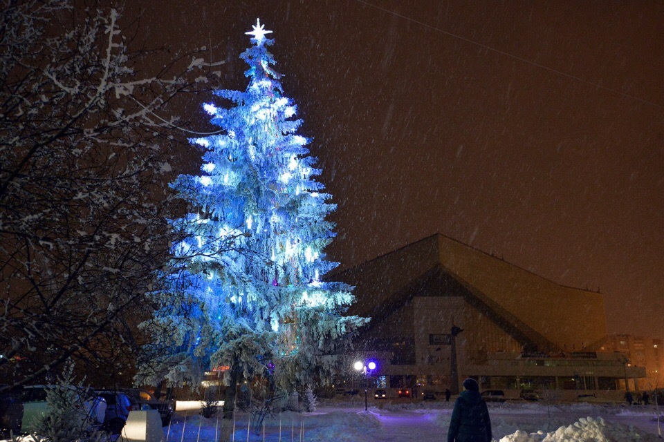 В новогоднюю ночь в Омской области потеплеет и пойдет снег