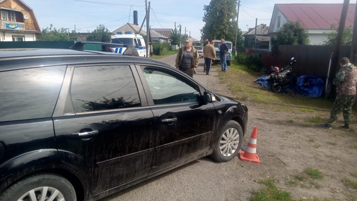 В Омской области 12-летнюю пассажирку мотоцикла отвезли в больницу после ДТП