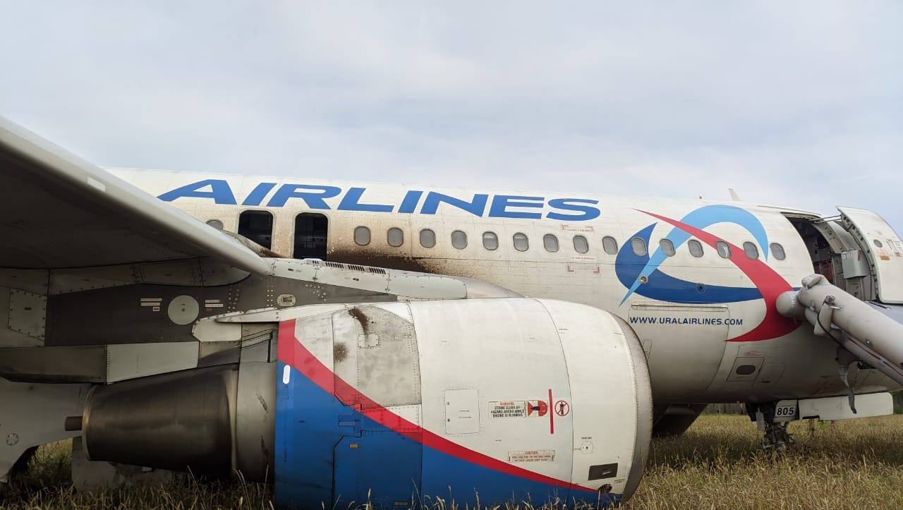 Борт «Уральских авиалиний» уже садили в поле ранее до инцидента с омскими пассажирами