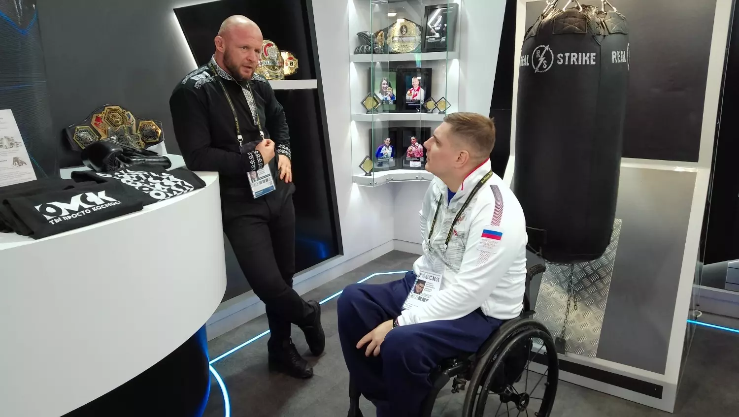 Александр Шлеменко и паралимпийский чемпион Александр Кузюков