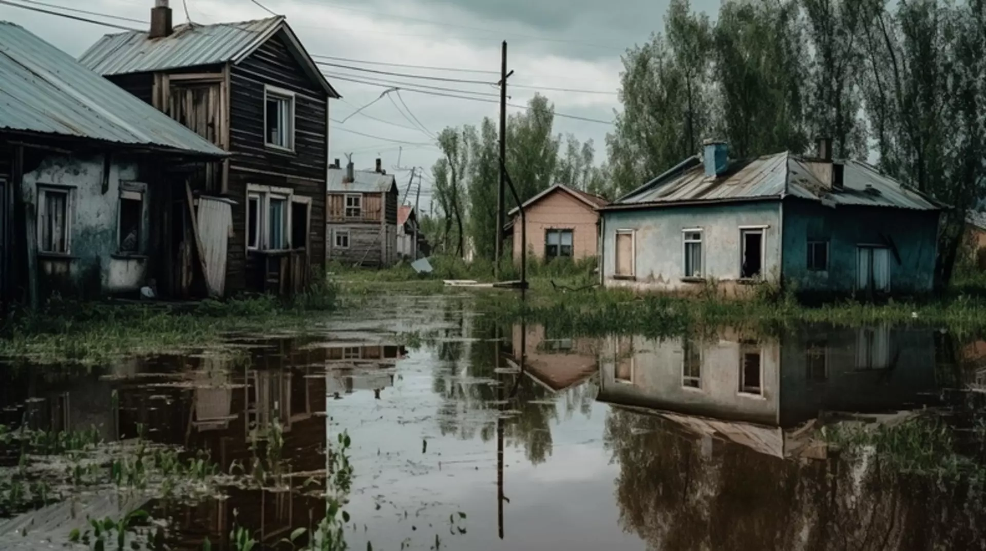 Уровень реки в затопленном районе Омской области снизился на 12 см