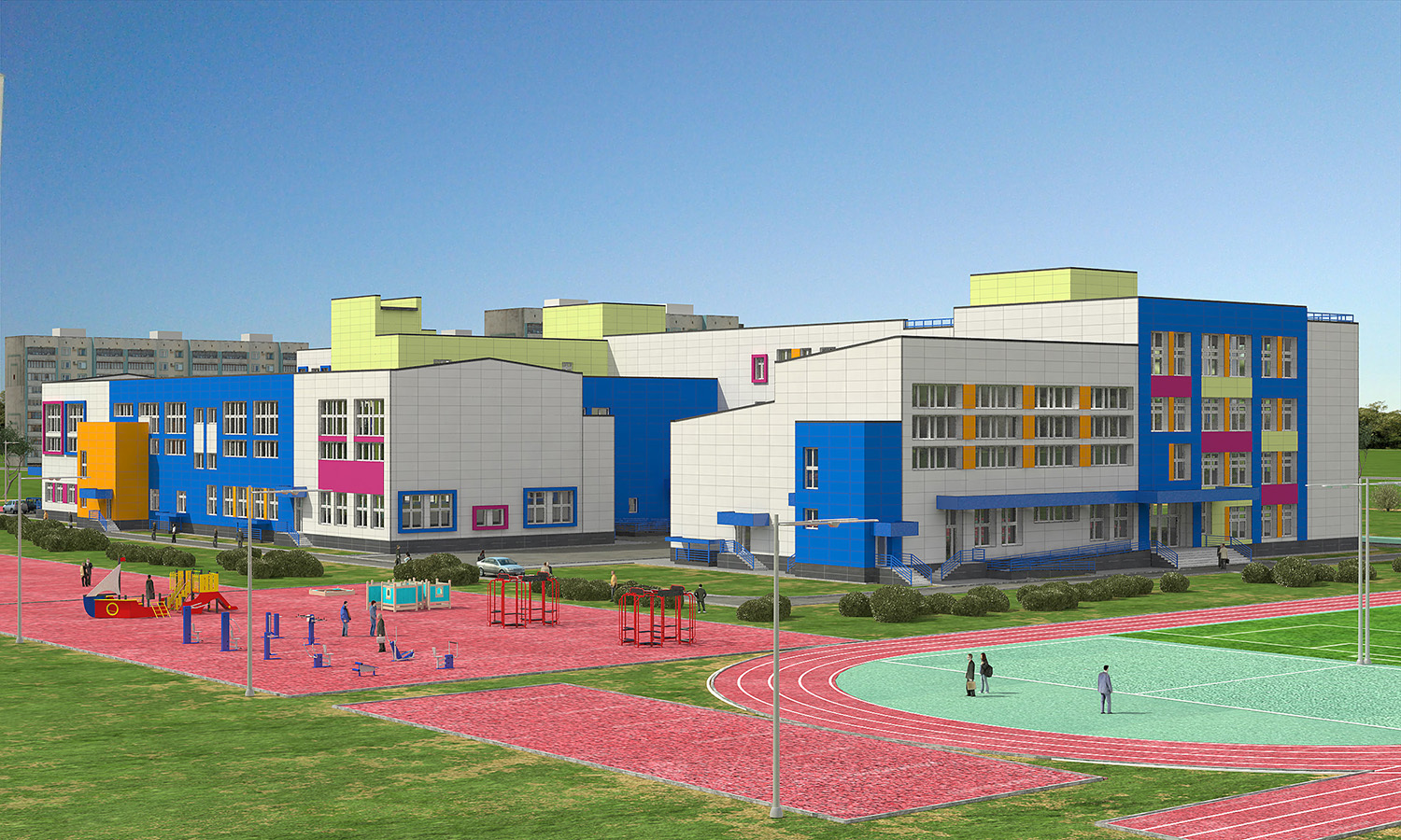 В Омске объявили аукцион на строительство школы в «Амурском-2» на 1122 места