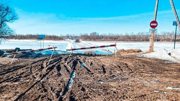 С 31 марта в Омской области закрыли все ледовые переправы