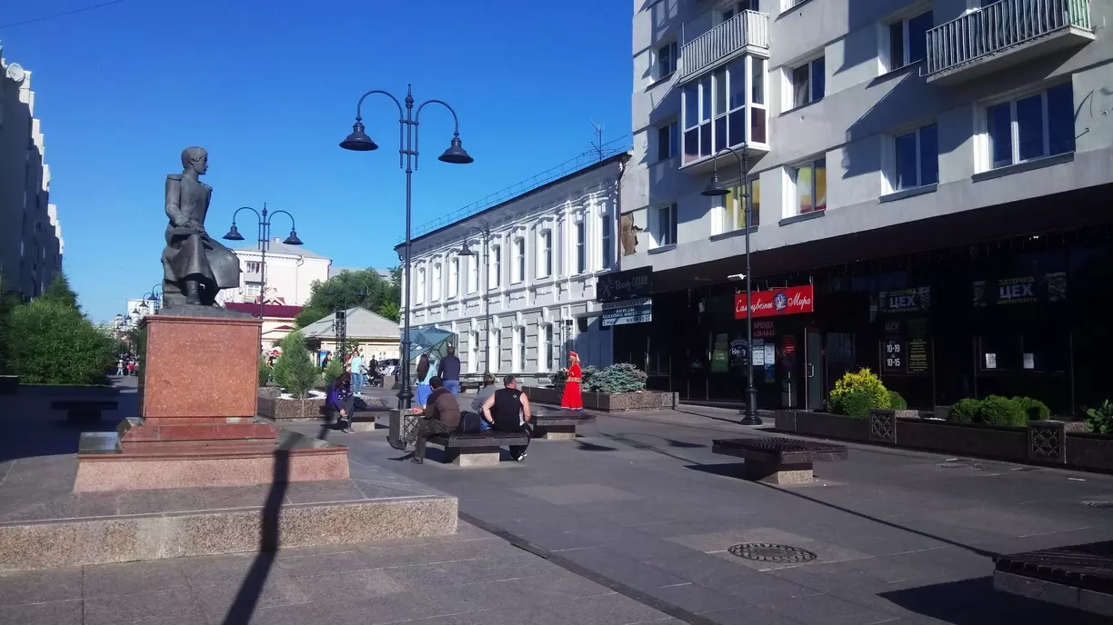 В 2007 году улица Чокана Валиханова выглядела иначе, ее реконструировали в 2014 году