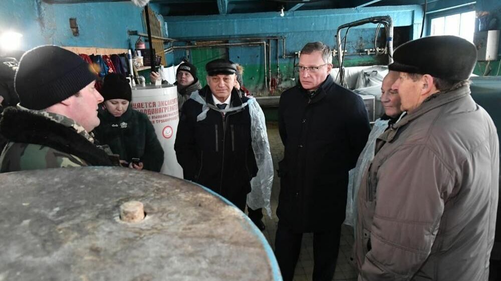 Глава Омской области посетил передовой сельхозкооператив «Никольск»