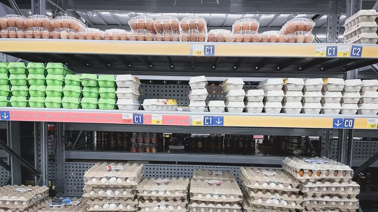 В Омской области продолжается рост цен на яйца
