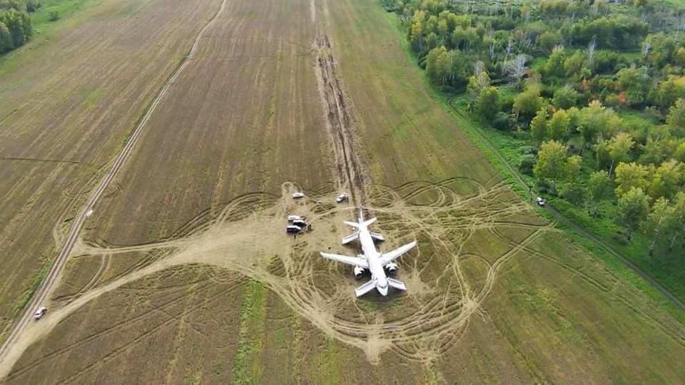 Стала известна сумма ущерба после посадки самолета «Уральских авиалиний» на пшеницу