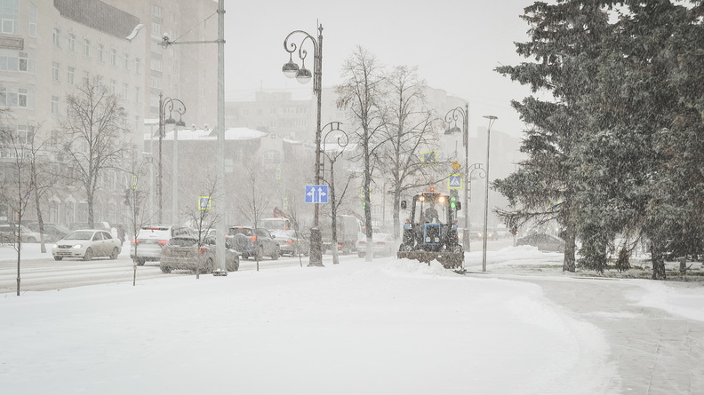 На Омскую область надвигаются мощные снегопады