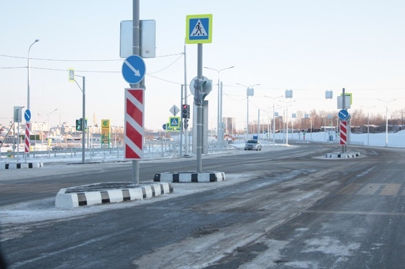 В омской ГИБДД рассказали о недостатках новой дороги-дублера на Левобережье