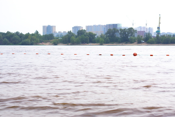 В Омске на нелегальном пляже рядом с элитными коттеджами утонул 45-летний мужчина