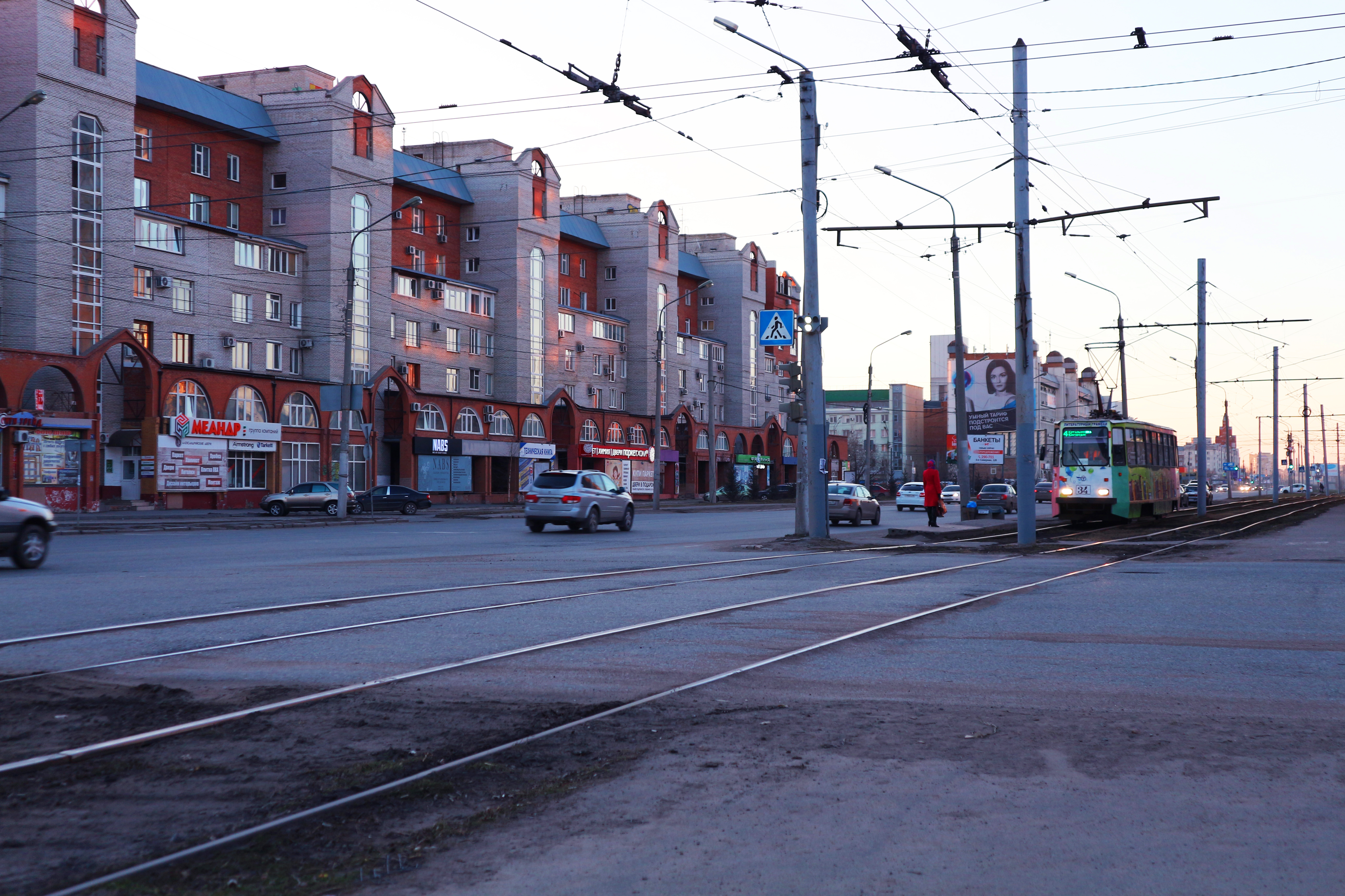 В Омске обновили трамвайные пути