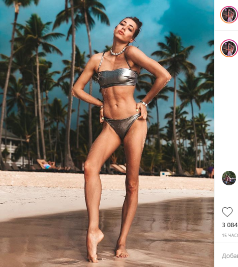 Омская гимнастка Вера Бирюкова поделилась пикантным фото с отдыха в Доминикане