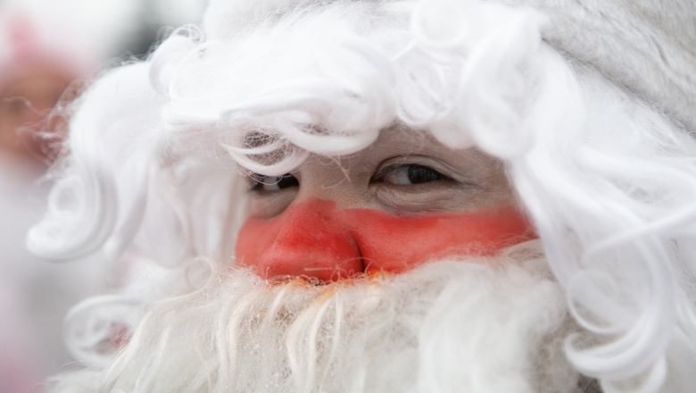 Омские автоинспекторы поймали пьяного Деда Мороза