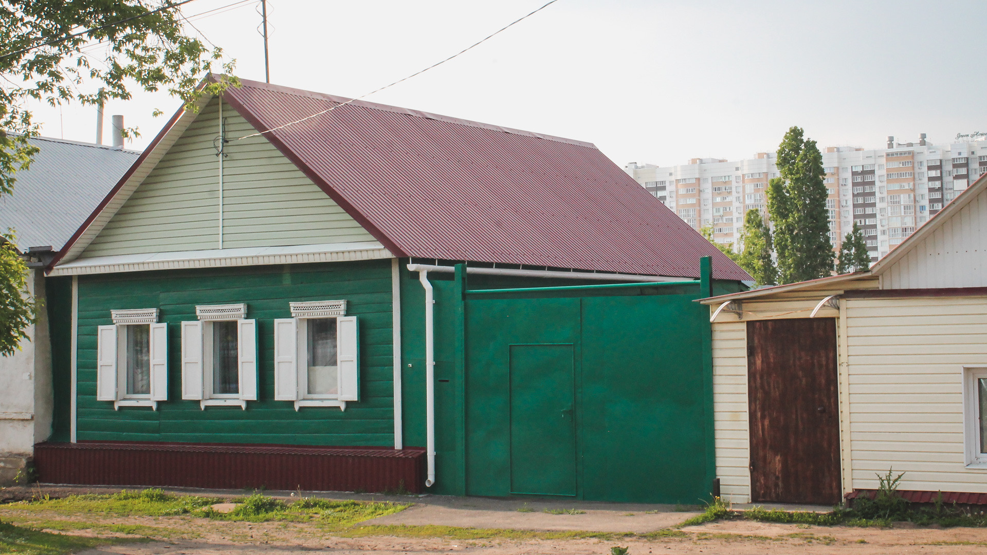 Частные дома в Центральном округе Омска 