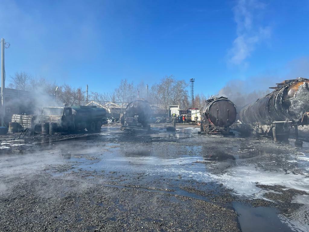Пожар в промзоне на окраине Омска заинтересовал прокуратуру