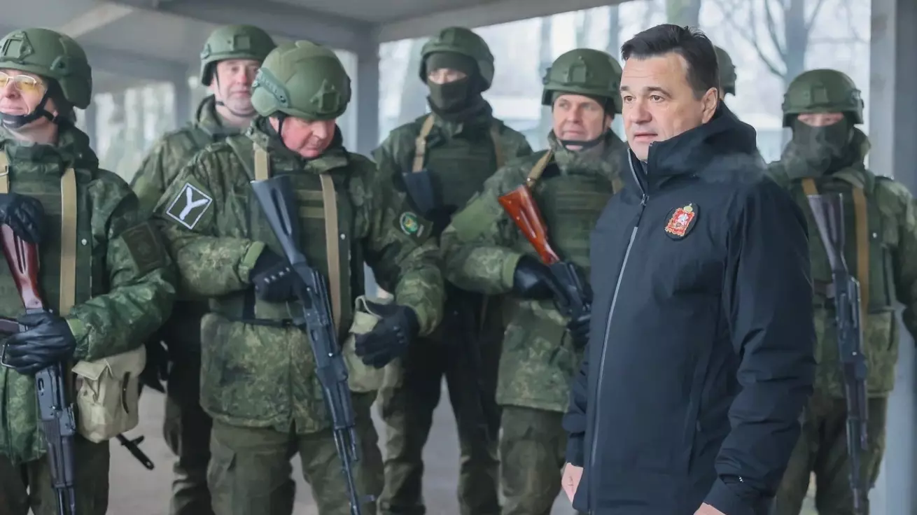 Губернатор Подмосковья: Все добровольцы полка региона получат по миллиону рублей