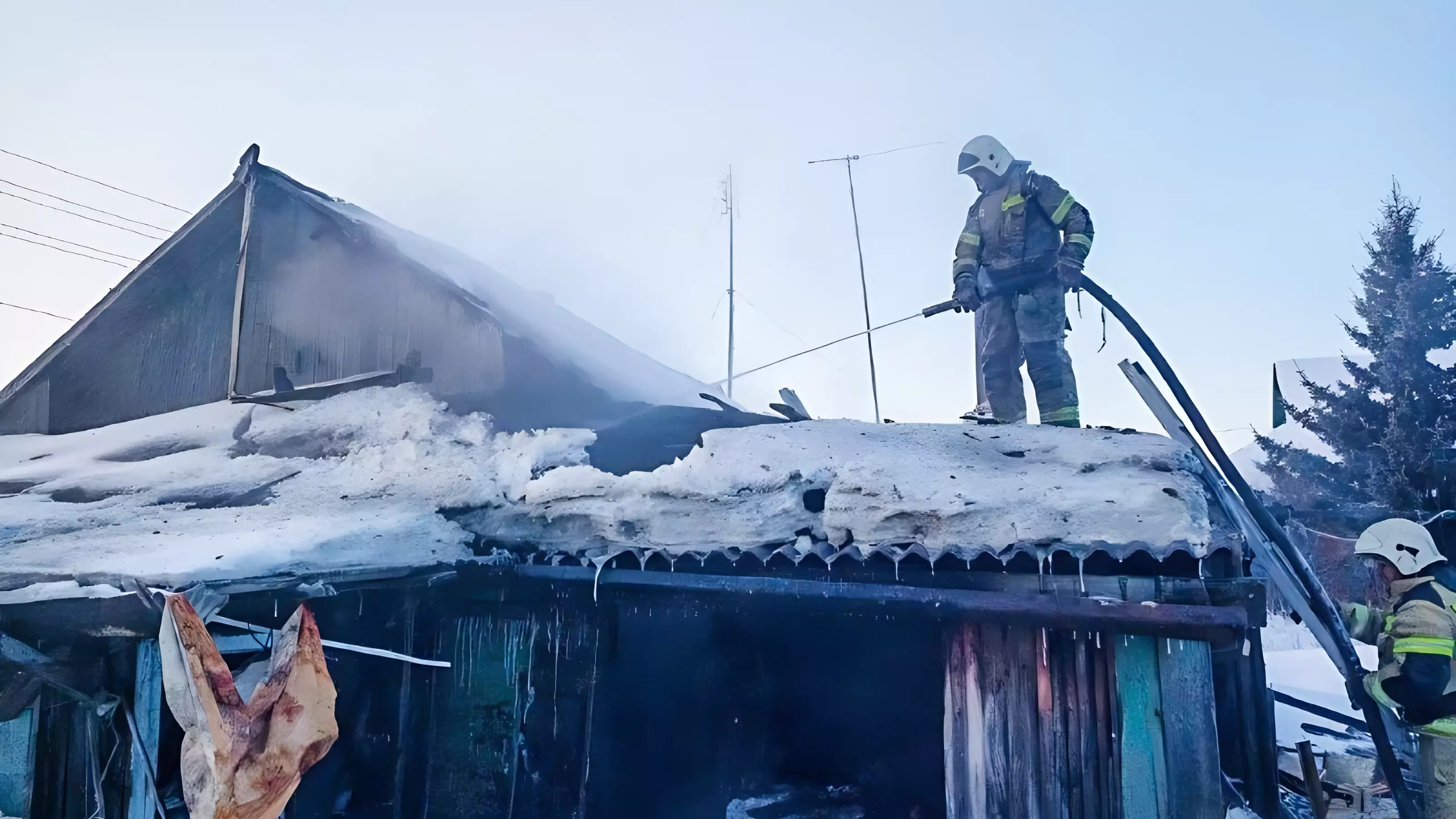 пожар в селе Ивановка