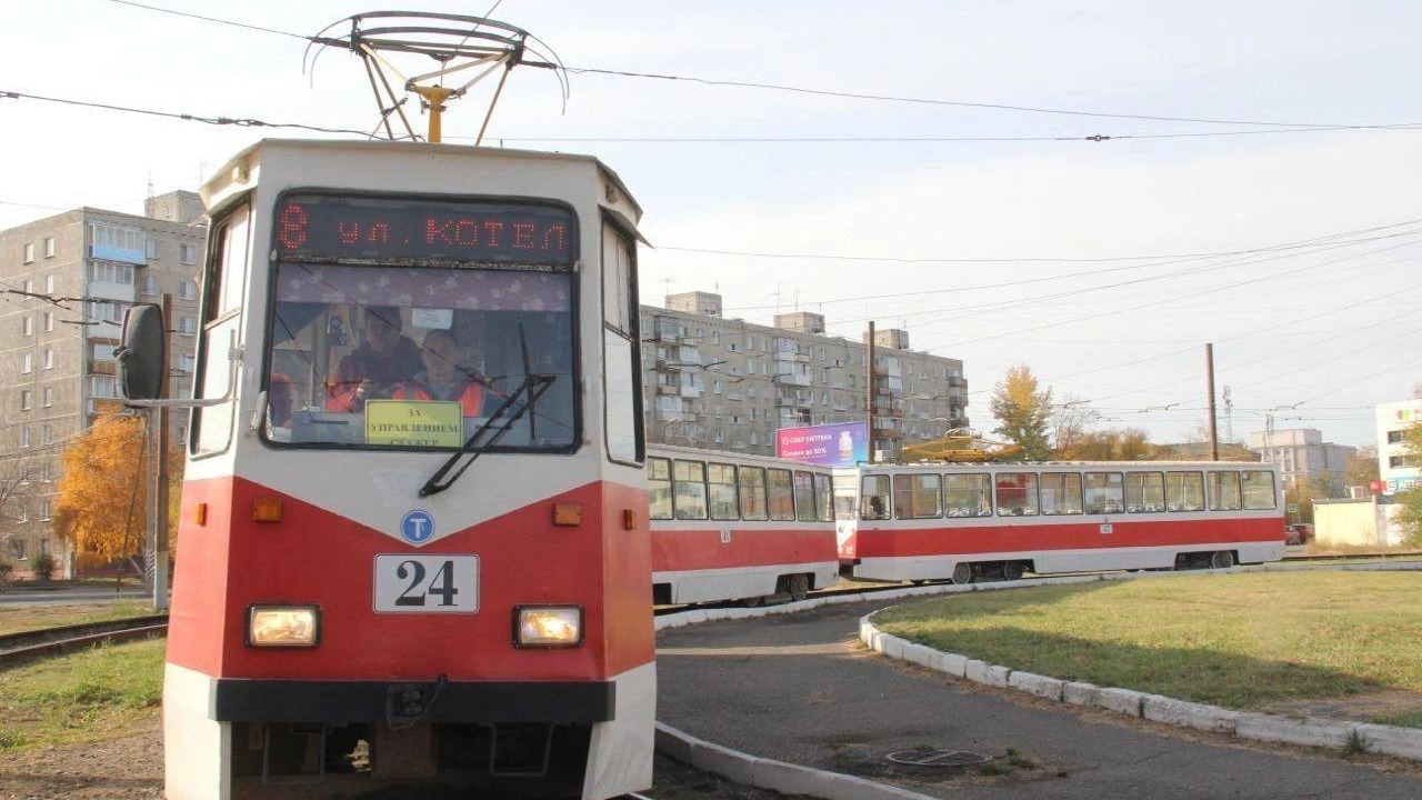 В Омске трамваи № 8 временно переведут на сокращенную схему движения