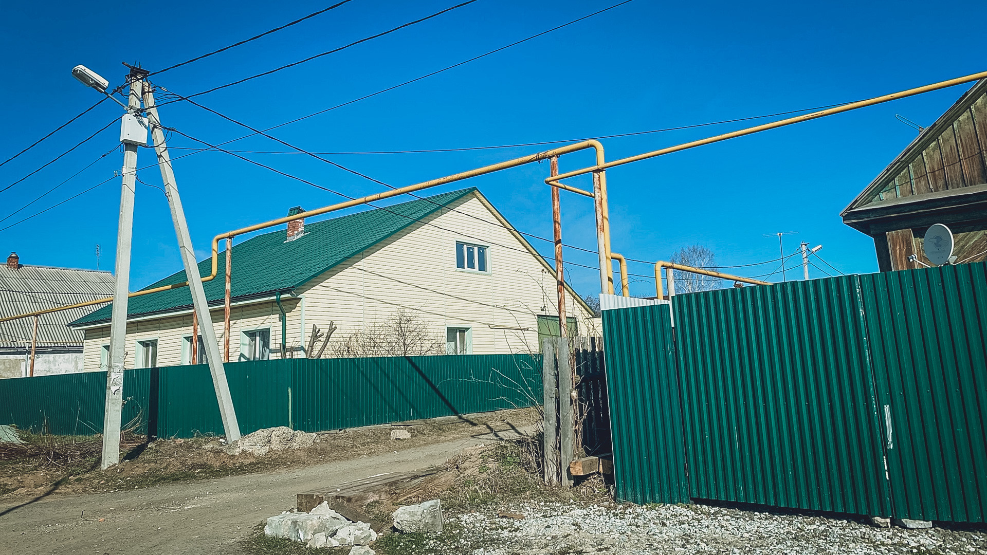 Частные дома в Ленинском округе Омска 