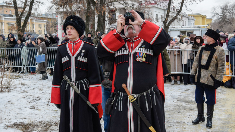 В Омске на казака «Днепра» напали из-за треноги