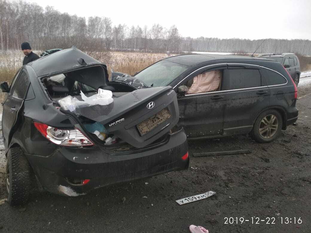 На трассе Тюмень - Омск произошло смертельное ДТП